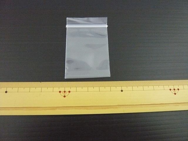 100枚セット 40×60mm チャック付透明袋 ( パーツ入れ ) ( ZHW-PAC