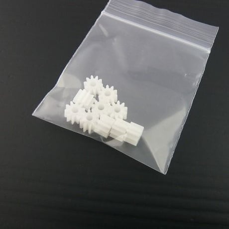 10個セット  モジュール 0.6  /  歯数10 ピニオン 軸径：Φ2.5  (  ZHW-TOY-010 )