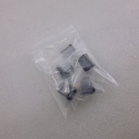 5個セット  ローレット軸用 15mm (小)  黒ツマミ  ( ZHW-772 )