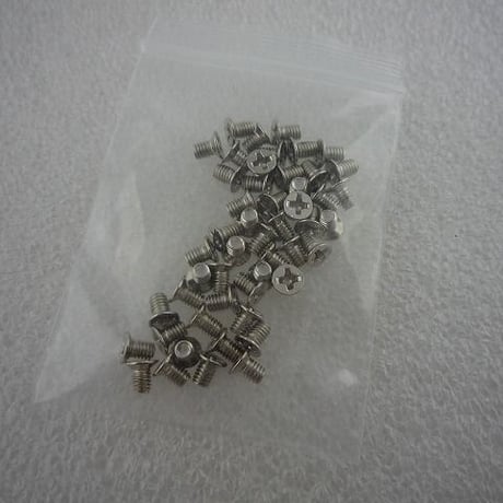 50個セット  M2.5×4 皿ビス ARDF受信機   RF-2D補修用筐体ネジセット   ( ZHW-463 )