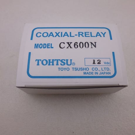 TOHTSU 同軸リレー新品 CX-600N (DC～2GHz)  ( ZHW-816 )