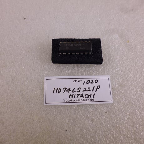 TTL IC HD74LS221P  HITACHI  ( ZHW-1020 )