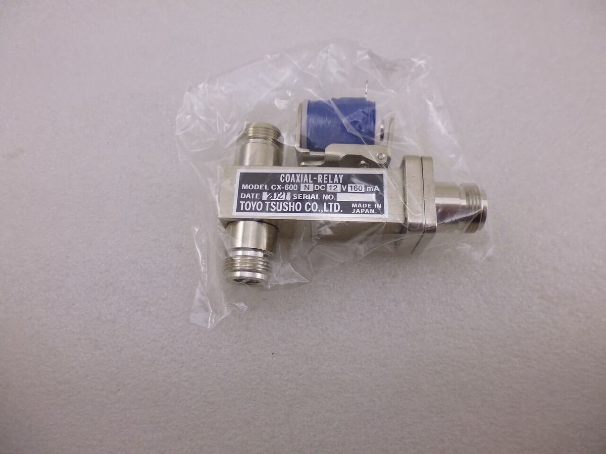 TOHTSU 同軸リレー新品 CX-600N (DC～2GHz) ( ZHW-816 ) |