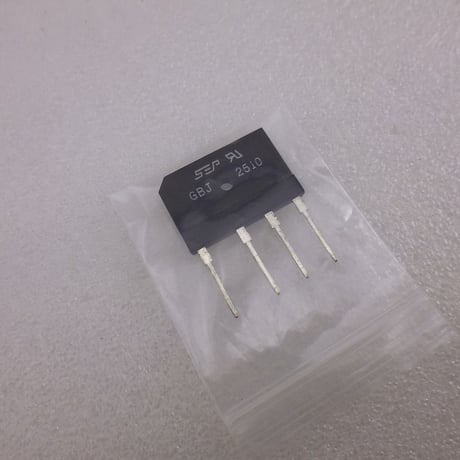 25A-1000V  GBJ TYPE 整流ブリッジダイオード  ( ZHW-534 )
