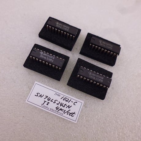 4個セット  TTL IC SN74LS245N  TI  ( ZHW-1021-C )