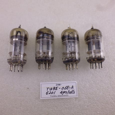 4本組 真空管 6201 メーカー不明 中古 青箱 ( ZHW-TUBE-068-A )