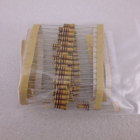 100本セット  1KΩ - 1W 炭素被膜 ( カーボン )抵抗 ( ZHW-671 )