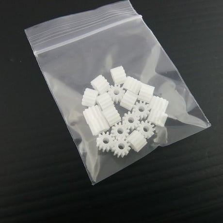 20個セット  モジュール 0.5  /  歯数12 ピニオン 軸径Φ2.5 ( ZHW-TOY-008 )