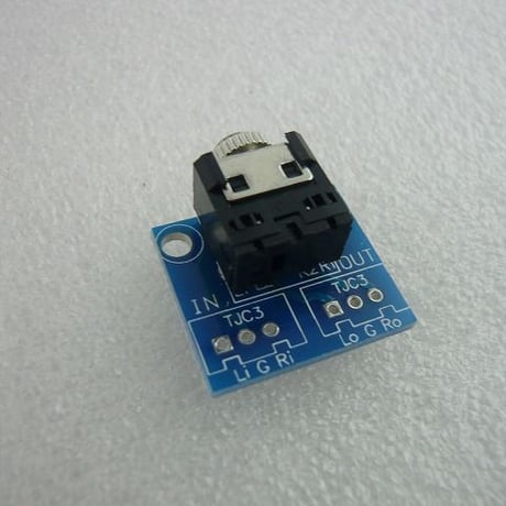 Φ3.5 Stereo Jack変換PCB + Mini Jack Sets  ( ZHW-148 )