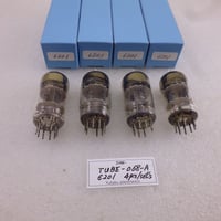 4本組 真空管 6201 メーカー不明 中古 青箱 ( ZHW-TUBE-068-A )