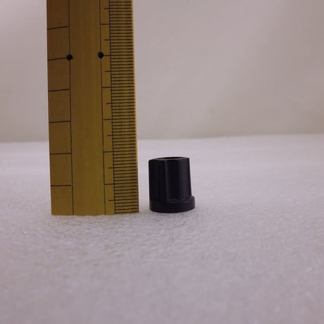 5個セット  ローレット軸用 15mm (小)  黒ツマミ  ( ZHW-772 )