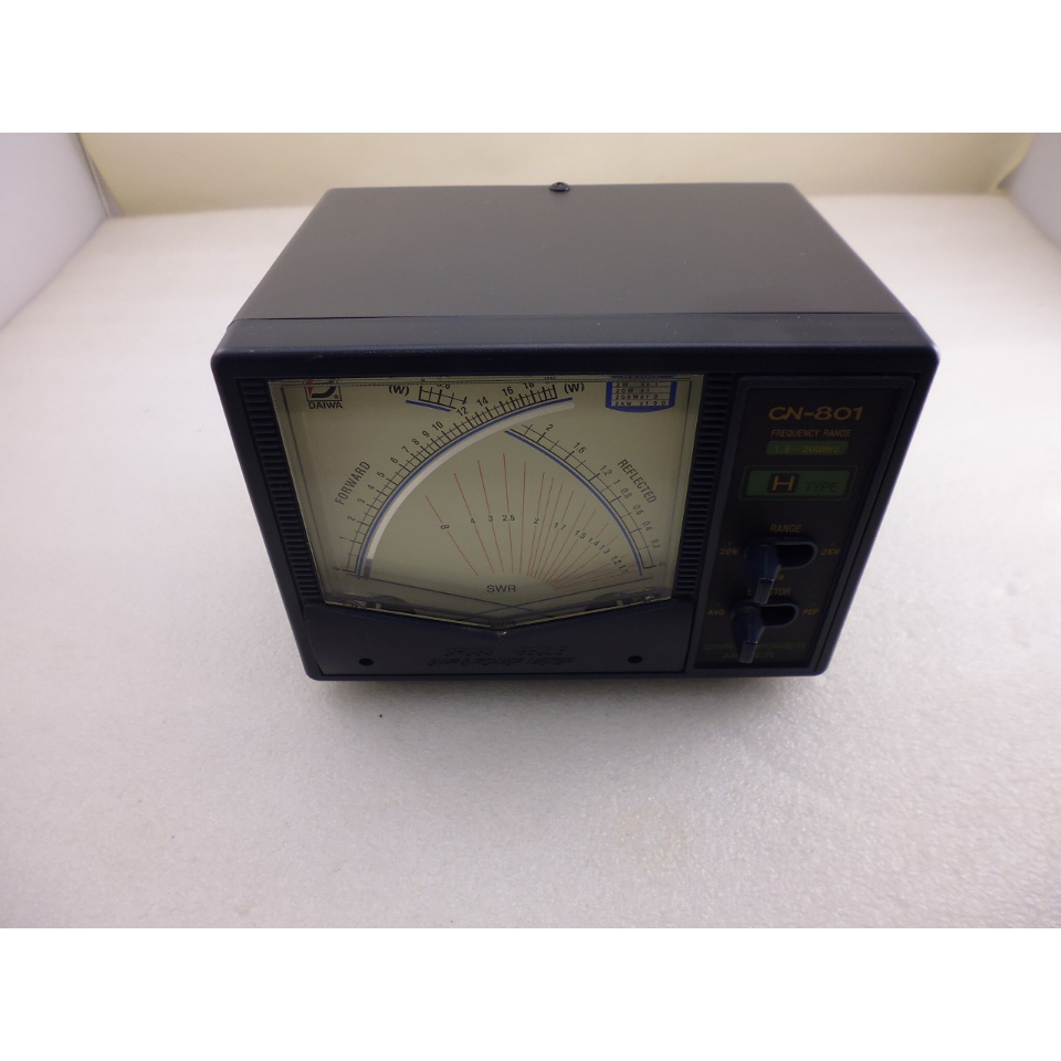 DAIWA クロスメーター SWR & POWER METER CN-801H 中古JUNK