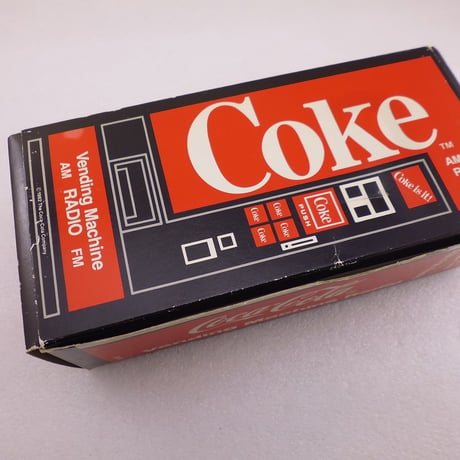 長期保管品 Coke Vending Machine AM/FM RADIO 動作確認済 ( ZHW-ETC-468 )