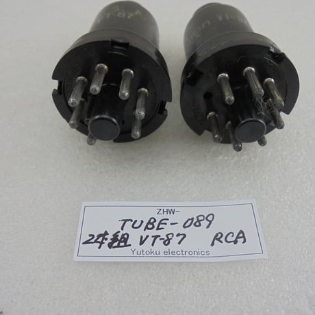2本組 メタル管（真空管） VT-87 ( 6L7 ) RCA 白箱  ( ZHW-TUBE-089 )