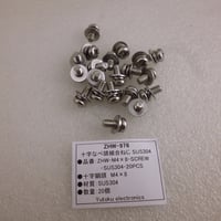 20本セット M4×8 組合ねじ SUS304 ( ZHW-976 )