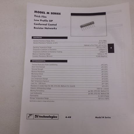 10個セット BI TECH M9-1-682J 6.8KΩ抵抗アレー(1回路8素子) (ZHW-ETC-637)