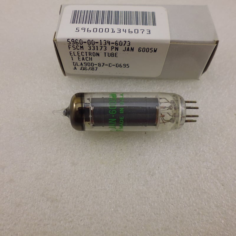 新品 長期保管品 真空管 JAN-6005W GE製 ( ZHW-TUBE-042) | 高 新品 長期保管品 真空管 JAN-6005W GE製 ( ZHW-TUBE-042) | 高
