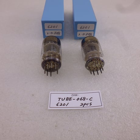 2本組 真空管 6201 メーカー不明 中古 青箱 ( ZHW-TUBE-068-C )