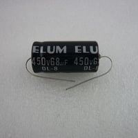 68μF / 450V チューブラ電解コンデンサ 中国 ELUM社製    ( ZHW-344 )
