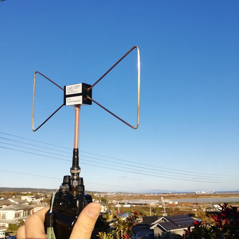 NEW 1200MHz TWIN DELTA LOOP アンテナ BNC TYPE ( ZH