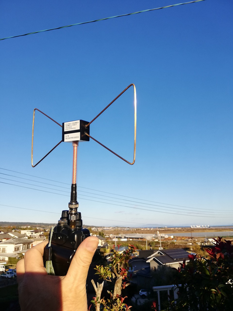 NEW 1200MHz TWIN DELTA LOOP アンテナ BNC TYPE ( ZH