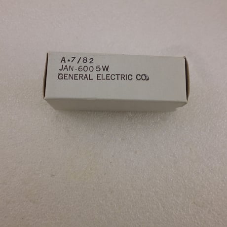 新品 長期保管品 真空管 JAN-6005W GE製  ( ZHW-TUBE-042)