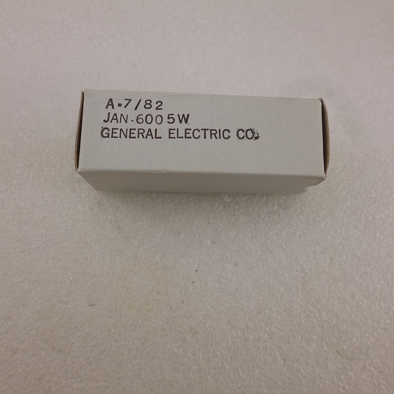 新品 長期保管品 真空管 JAN-6005W GE製 ( ZHW-TUBE-042) | 高 新品 長期保管品 真空管 JAN-6005W GE製 ( ZHW-TUBE-042) | 高