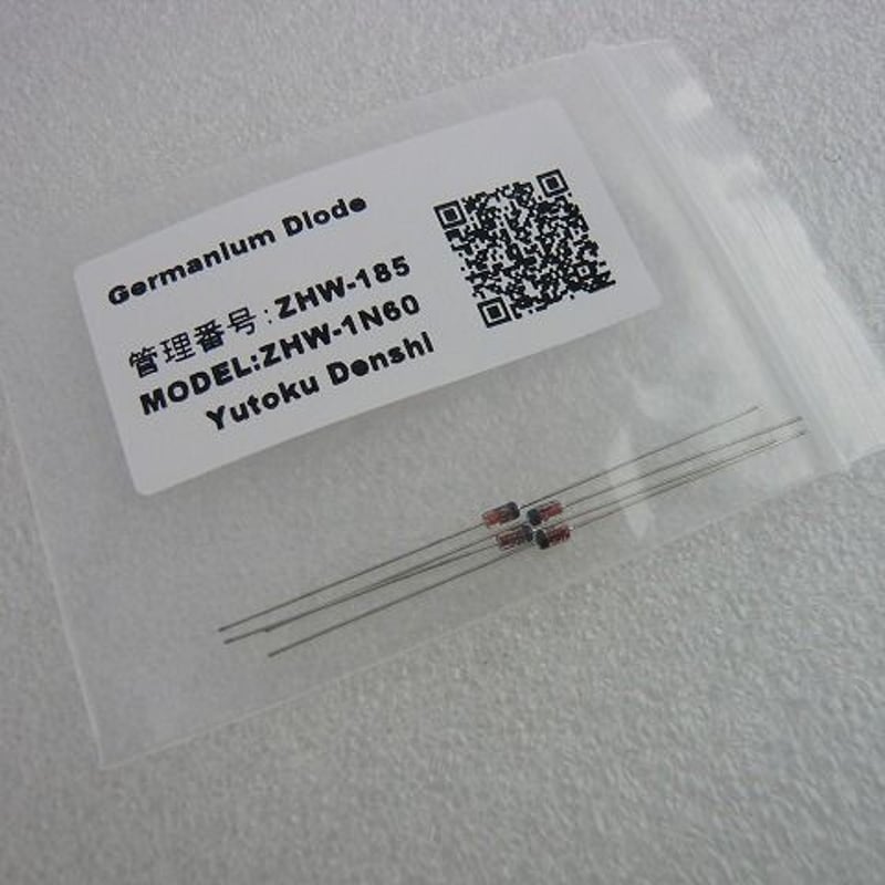 4本セット 1N60 DO-35 TYPE ゲルマニュームダイオード ( ZHW-185
