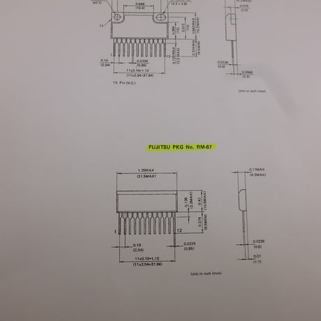 長期保存品 FUJITSU ダーリントントランジスタアレー FT5767M ( ZHW-ETC-488 )