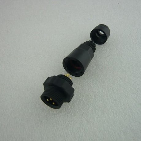 M14  3PIN  防水コネクタ ( 中継タイプ ）( ZHW-437 )