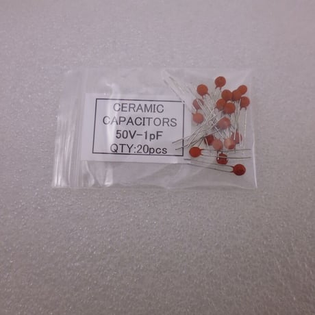4種類 各20個セット  1pF-3pF-4pF-5pF セラミックコンデンサ ( ZHW-614 )
