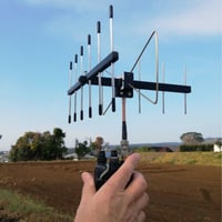 1200MHz 5ele TWIN DELTA LOOP YAGI アンテナ  BNC TYPE ( ZHW-HAM-208 )