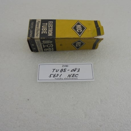 真空管 5651 NEC （元箱付） ( ZHW-TUBE-083 )