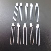 3mm 赤/緑2色LEDカソードコモン 10pcsセット ( ZHW-ETC-476 )