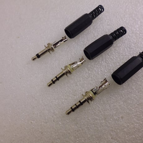 3個セット（各種1個) Φ3.5 2極 3極 4極 PLUG  ( ZHW-955 )