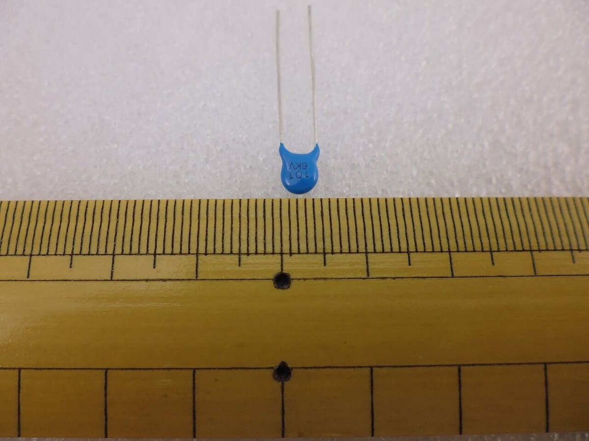 5個セット 6KV-100pF 高耐圧セラミックコンデンサ ( ZHW-667 5個セット 6KV-100pF 高耐圧セラミックコンデンサ ( ZHW-667