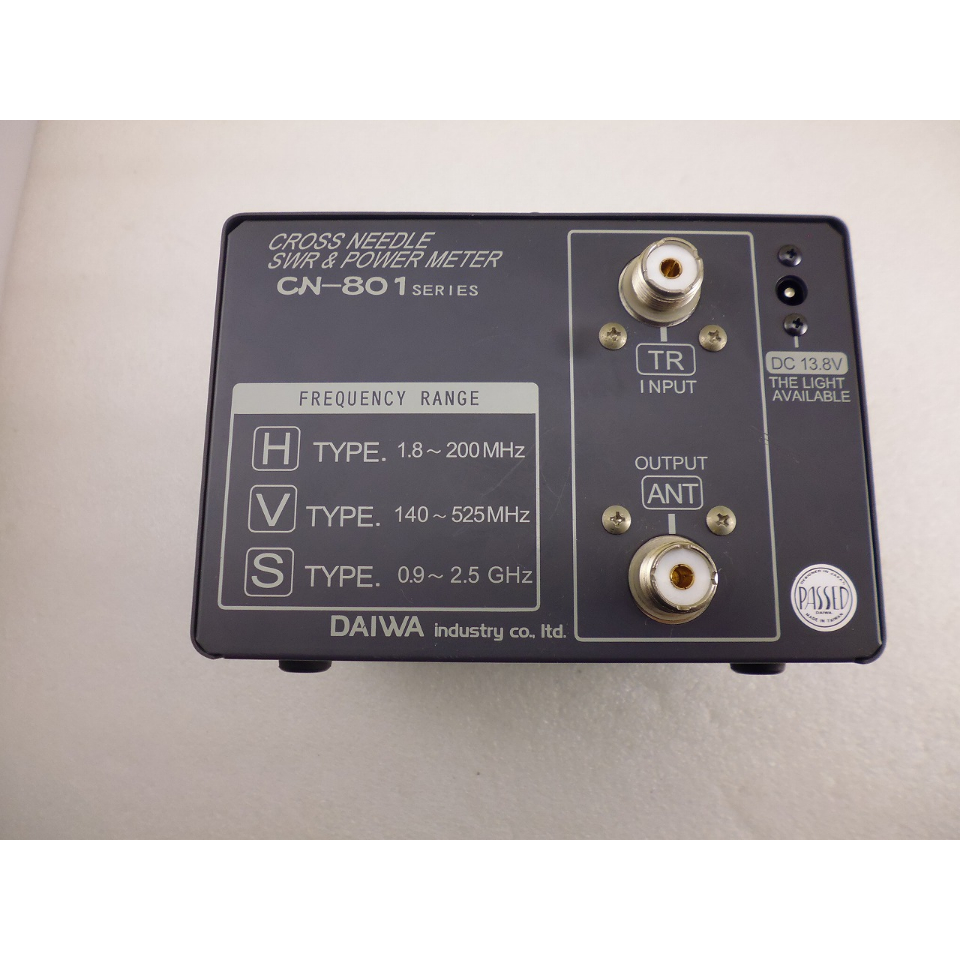 DAIWA ダイワ CN-801クロスニードルSWR&POWERメーター(中古) DAIWA ダイワ CN-801クロスニードルSWR&POWERメーター(中古