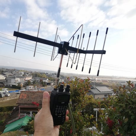 1200MHz 5ele TWIN DELTA LOOP YAGI アンテナ  BNC TYPE ( ZHW-HAM-208 )