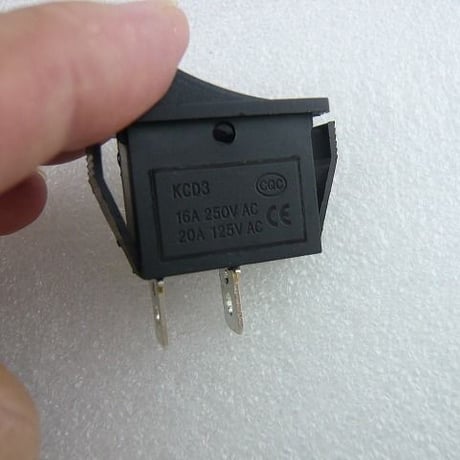 5個セット KCD3 電源ON-OFF用ロッカ－スイッチ  ( ZHW-846 )