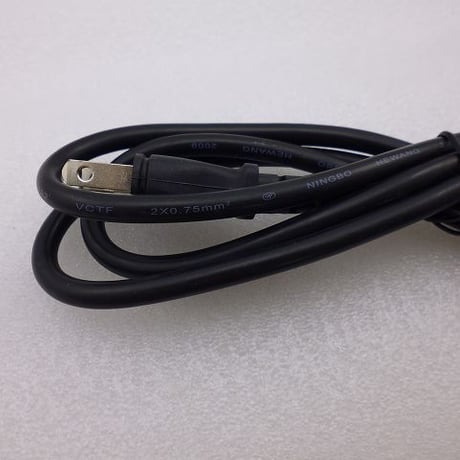 FLD-109 ACプラグ付コード 黒色 PSE MARK付  ( ZHW-027 )