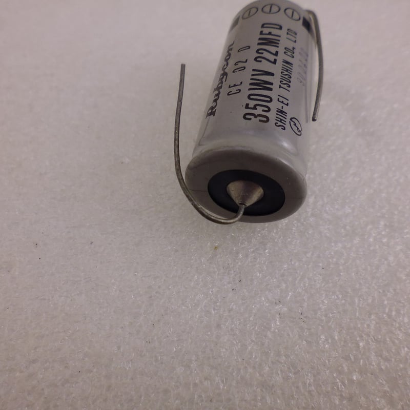 4個セット チューブラ電解コンデンサ 22uF- 315V RUBYCON ( ZHW-E