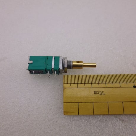 TR-751 TR-851修理用代替品( PW / VL / SQL ) SW付2連2軸ボリューム  ALPS製 ( ZHW-866 )