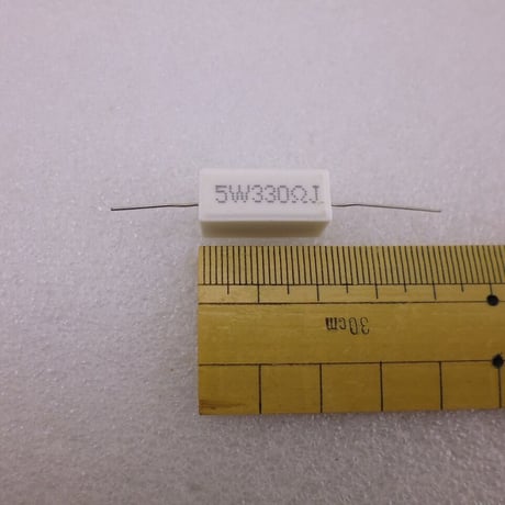 2個セット  330Ω - 5W セメント抵抗   ( ZHW-657 )