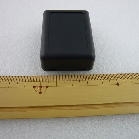 47×37×18mm MINI PLASTIC CASE 色：黒  ( ZHW-380 )