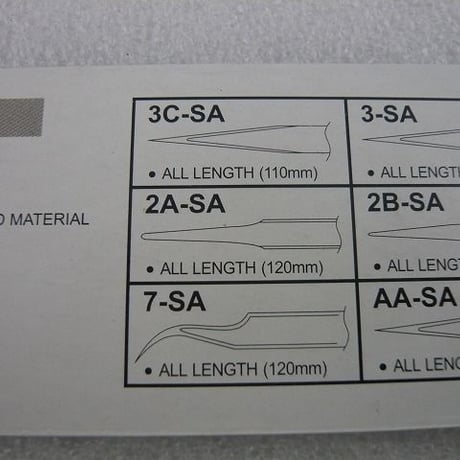 2A-SA TYPE ステンレスピンセット  ( ZHW-TOOL-055 )