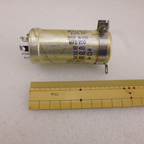 4個セットブロック電解コンデンサ JUNK  ( ZHW-ETC-568 )