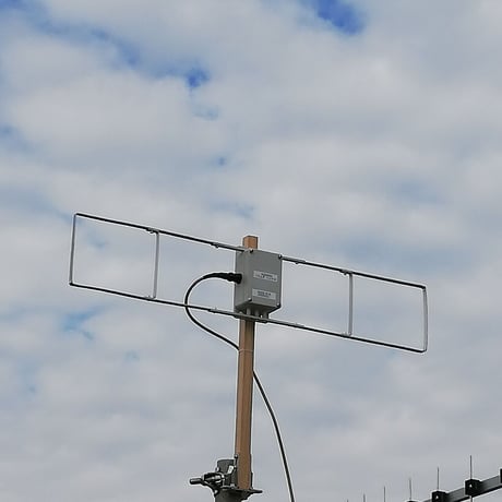Handmade 移動用 430MHz 1λヘンテナ （変形ループアンテナ）  ( ZHW-HAM-156 )