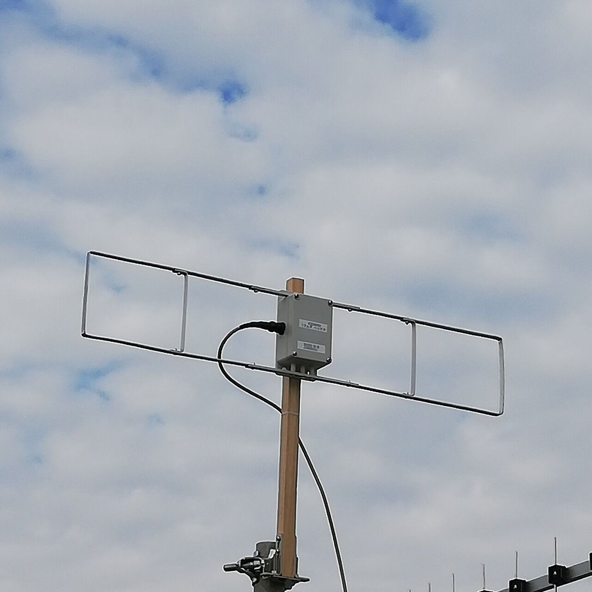 Handmade 移動用 430MHz 1λヘンテナ （変形ループアンテナ） ( ZHW-H