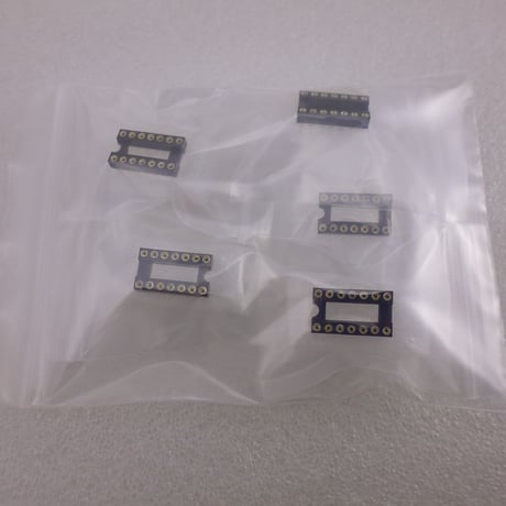 5個セット  丸ピンタイプ   14P  DIP  ICソケット ( ZHW-492 )