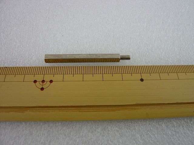 10本セット M3×40+6 オス-メス 金属六角スペーサー ( ZHW-411 )
